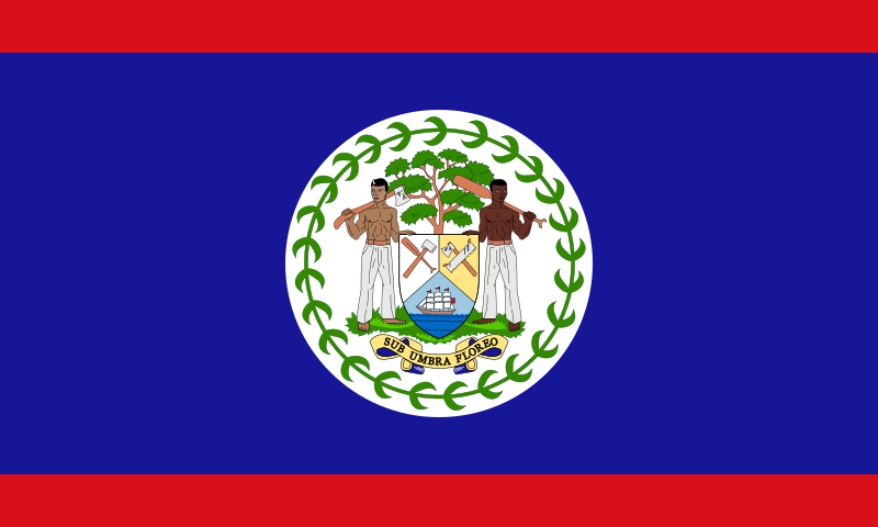 Flag Belize